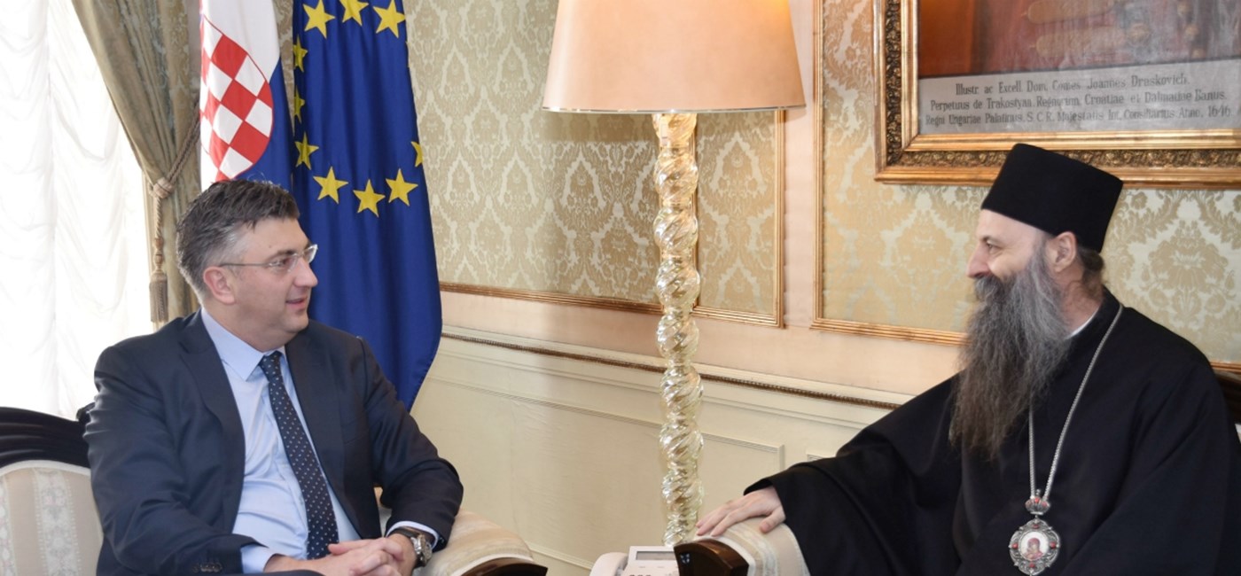 PM Plenkovic receives metropolitan of Zagreb-Ljubljana